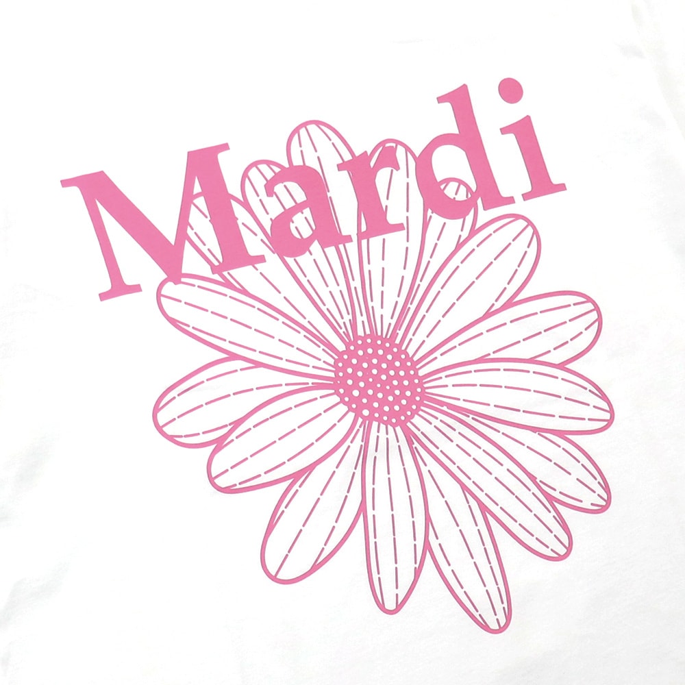 Tシャツ TSHIRT FLOWERMARDI WHITE PINK 半袖 レディース 韓国 ファッション アパレル Tシャツ TSHIRT FLOWERMARDI WHITE PINK 半袖 レディース 韓国 ファッション アパレル