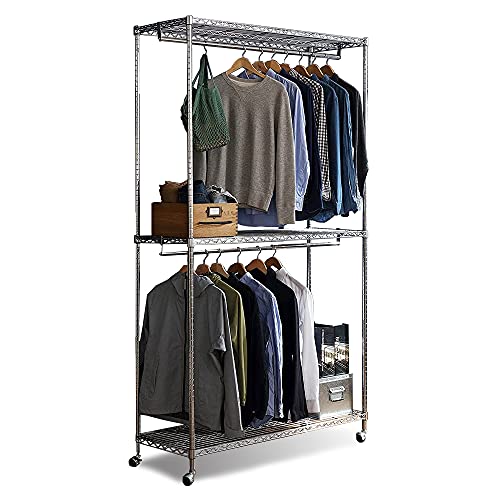 アイリスオーヤマ メタルラック ハンガーラック 幅120*奥行46*高さ210cm ラック 棚 シェ アイリスオーヤマ メタルラック ハンガーラック 幅120*奥行46*高さ210cm ラック 棚 シェ