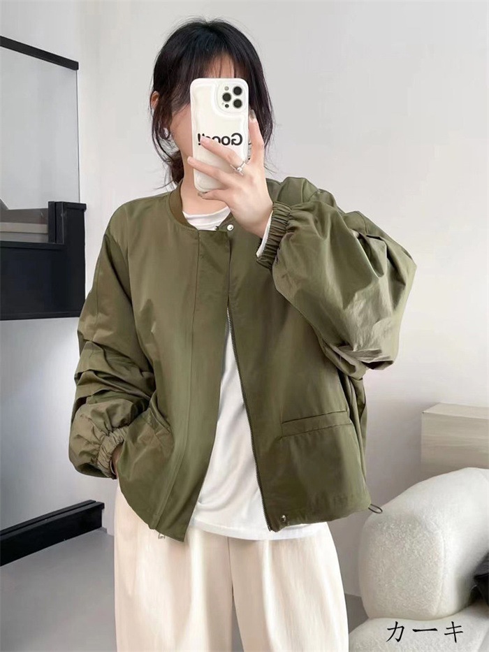 ジャケット カーディガン レディース アウター 羽織り ブルゾン ショート丈 ジャンパー ノーカラー 羽織もの ショート エムエーワン フライトジャケット ミリタリージャケット 春秋 無地 ジャケット カーディガン レディース アウター 羽織り ブルゾン ショート丈 ジャンパー ノーカラー 羽織もの ショート エムエーワン フライトジャケット ミリタリージャケット 春秋 無地