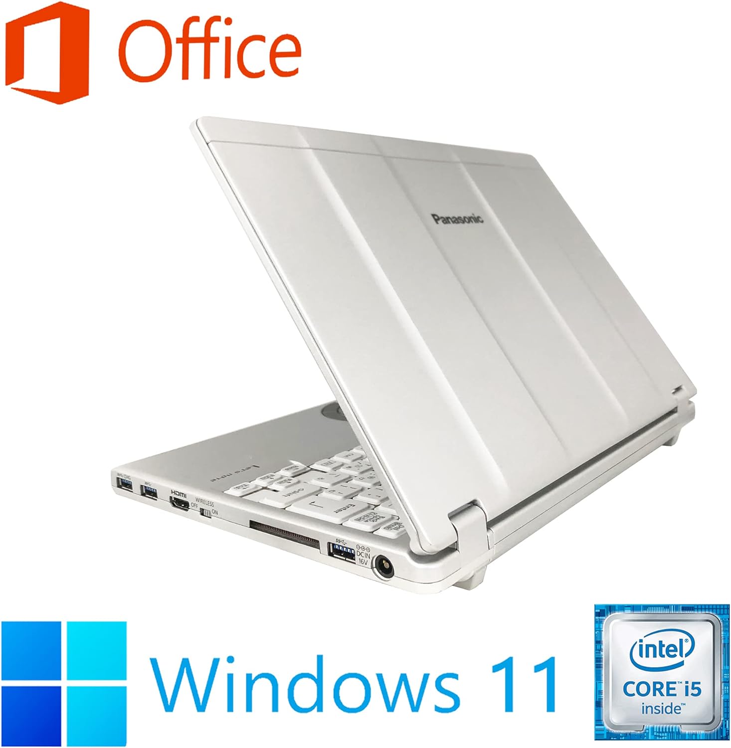 ノートパソコン 中古 Win11 Microsoft office 2021 第6世代Corei5 メモリ4GB/SSD128GB HDMI 内蔵カメラ Bluetooth SZ5 USキーボード ノートパソコン 中古 Win11 Microsoft office 2021 第6世代Corei5 メモリ4GB/SSD128GB HDMI 内蔵カメラ Bluetooth SZ5 USキーボード