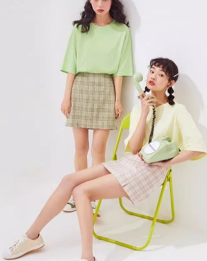 レディース トップス 半袖 かわいい シンプル こなれ感 ラフ ルーズ 部活 デート お出かけ プール 公園 女子会 コーデ 楽ちん