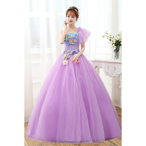カラードレス パーティードレス 結婚式 おしゃれ 演奏会 花嫁 プリンセスライン 二次会 紫 披露宴 カラードレス パーティードレス 結婚式 おしゃれ 演奏会 花嫁 プリンセスライン 二次会 紫 披露宴
