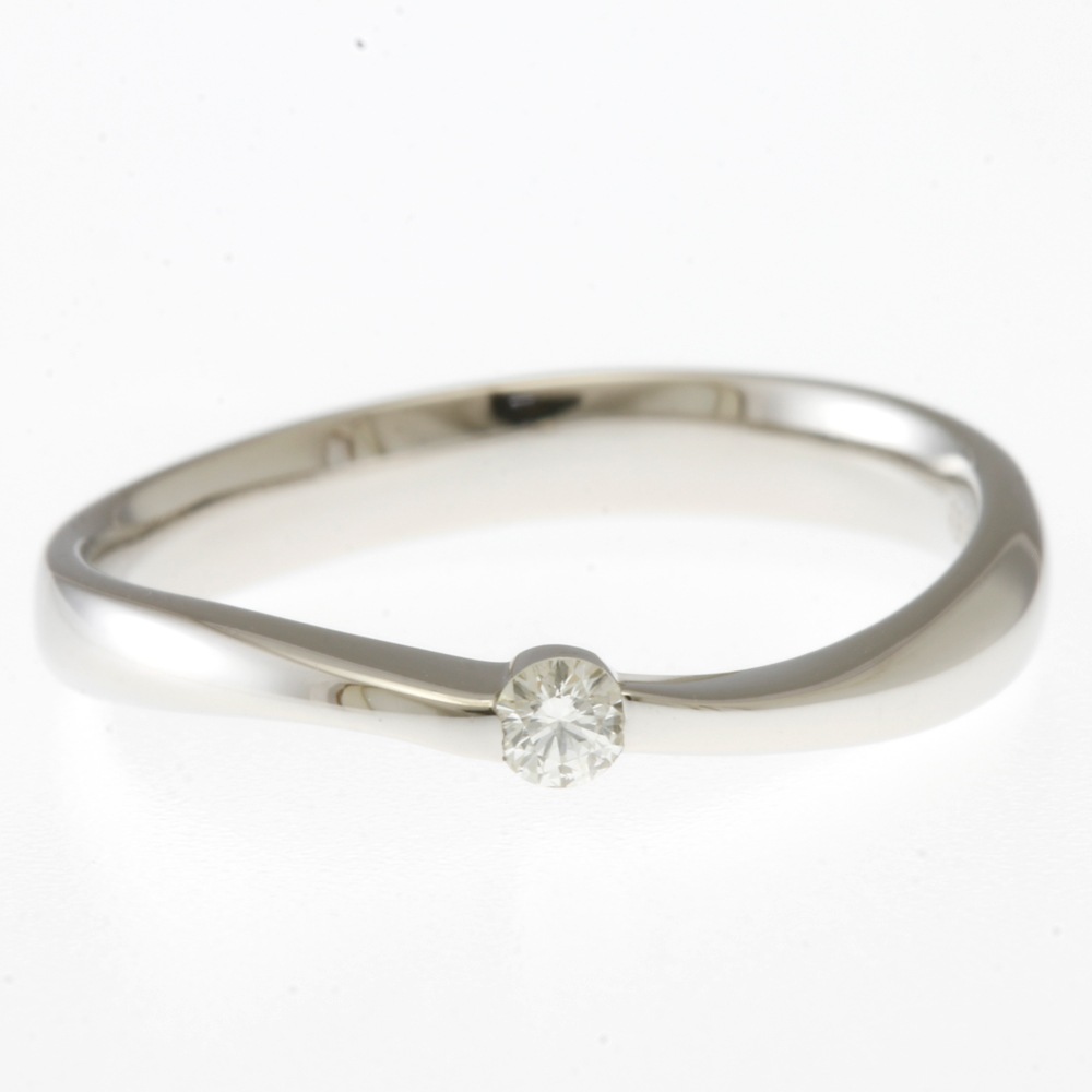 リング 指輪 10.5号 Pt900プラチナ ダイヤモンド 中古 美品 リング 指輪 10.5号 Pt900プラチナ ダイヤモンド 中古 美品