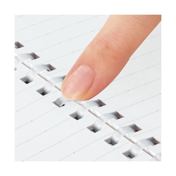 (まとめ) コクヨ キャンパスソフトリングノート(ドット入り罫線 カットオフ) A5 B罫 50枚 グリーン ス-S131BT-G 1冊 (×50セット)