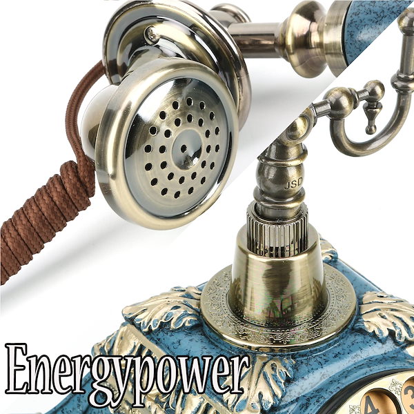 ☆大人気☆ アンティーク電話 レトロ 高級 海外製 ダイヤル式 現状品 Qoo10] EnergyPower 高級アンティーク