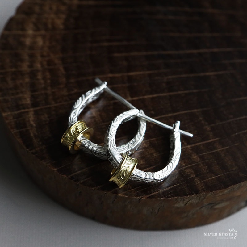 シルバー925 アラベスクピアス [ce326]