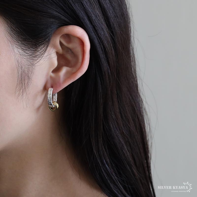 シルバー925 アラベスクピアス [ce326]