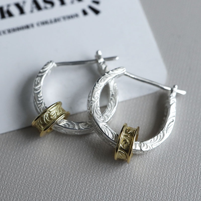 シルバー925 アラベスクピアス [ce326]