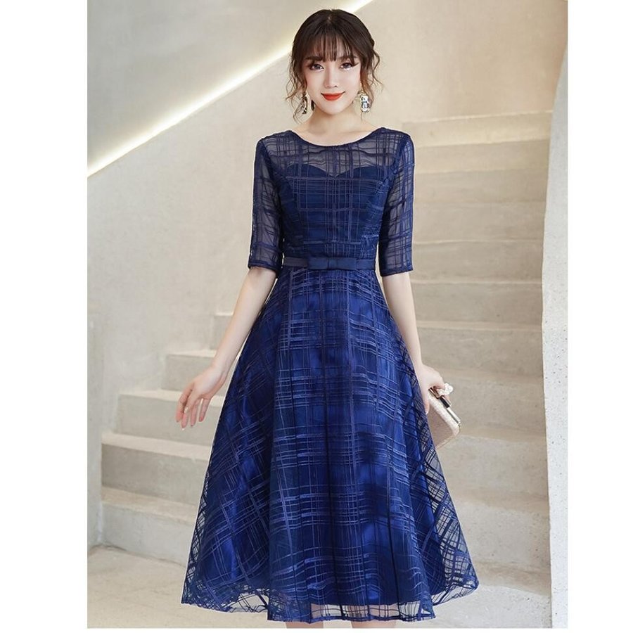 人気定番 ミモレドレス ウエディングドレス パーティードレス 10代 20代 30代40代 Aライン