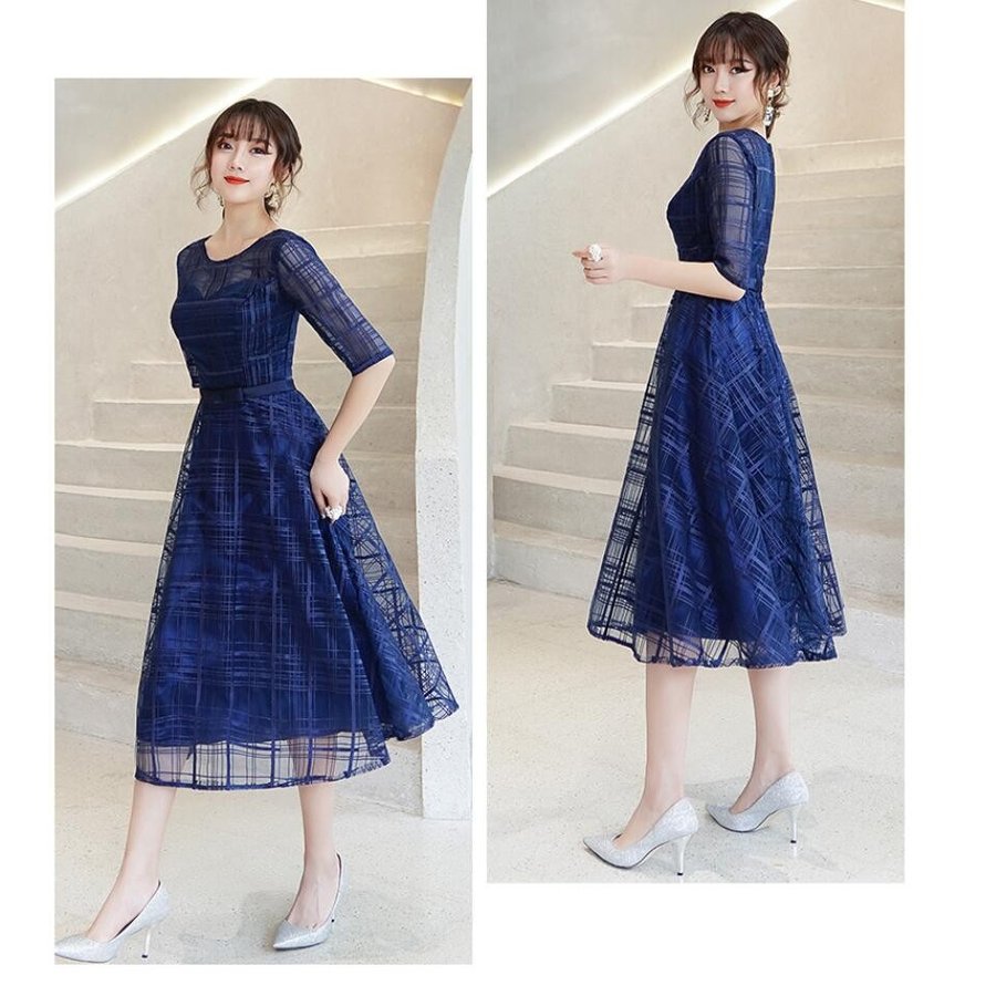 人気定番 ミモレドレス ウエディングドレス パーティードレス 10代 20代 30代40代 Aライン