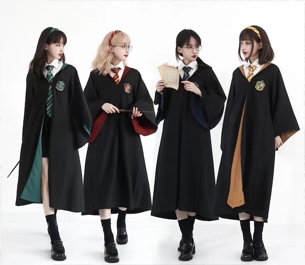 【正規品】ハリーポッターコスプレセット USJ - ハリーポッターコスプレセット 4点セット スリザリンの