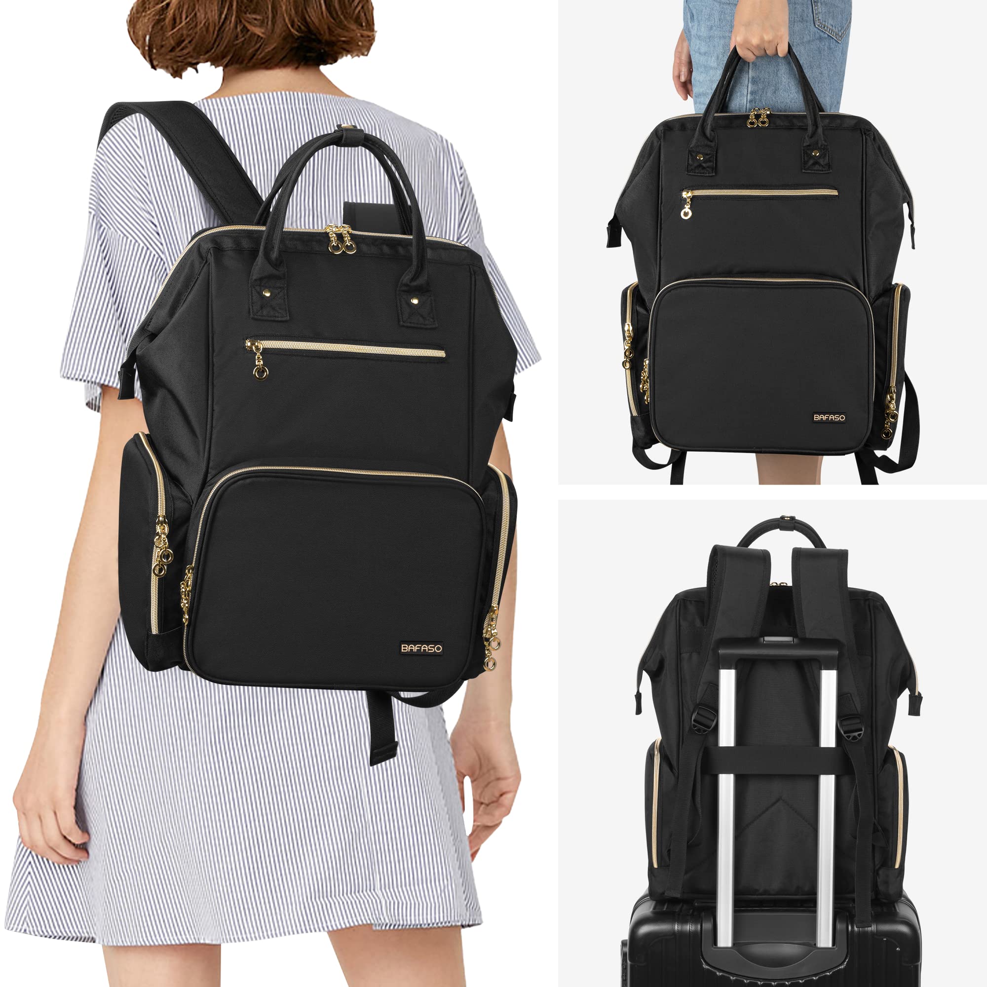 BAFASO マニキュア収納 リュック 56ボトル用 ネイルライト ネイル道具 収納 3WAY 持ち運び 黒 BAFASO マニキュア収納 リュック 56ボトル用 ネイルライト ネイル道具 収納 3WAY 持ち運び 黒