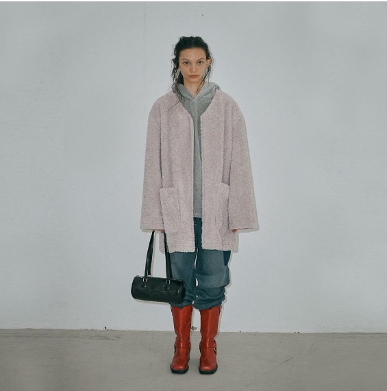 【MARGESHERWOOD】 LOG MEDIUM : BLACK GLOSSY PLAIN 【MARGESHERWOOD】 LOG MEDIUM : BLACK GLOSSY PLAIN