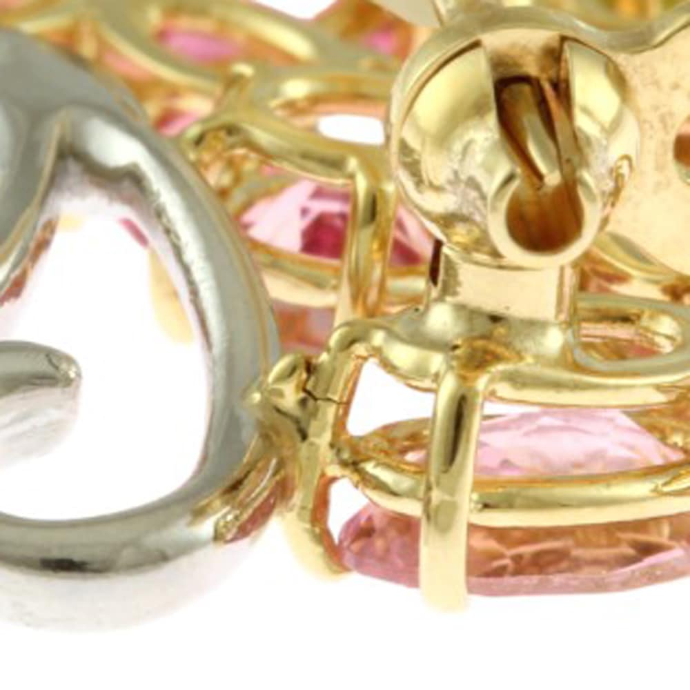 タサキ ブローチ 18金 K18イエローゴールド ピンクトルマリン TASAKI 中古 美品 タサキ ブローチ 18金 K18イエローゴールド ピンクトルマリン TASAKI 中古 美品