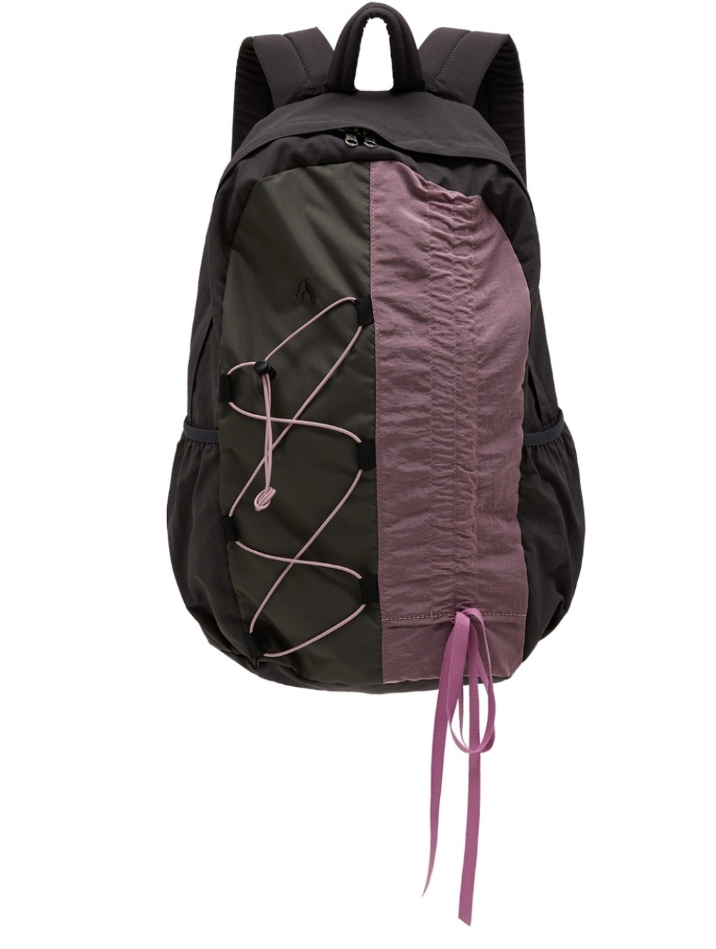 [エスパ カリナ着用] ハーフストリングナイロンバックパック 3色 aespa カリナ 着用 Half string nylon backpack 3色 リュック