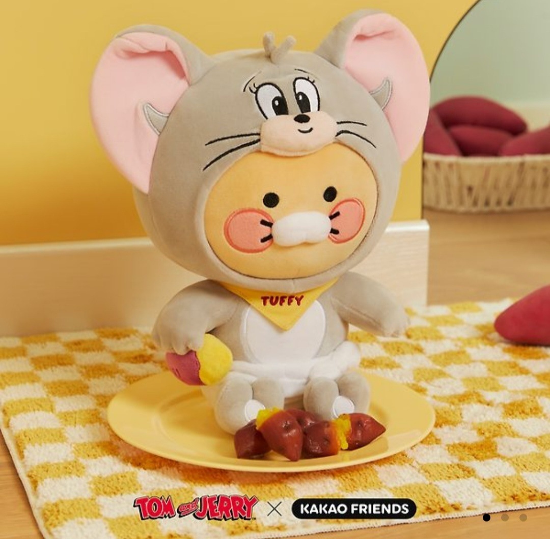 公式】カカオフレンズ トムとジェリー コラボ商品 ぬいぐるみ