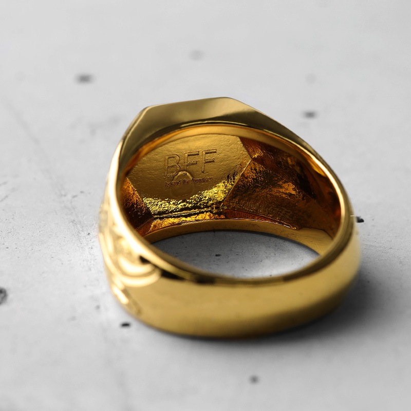 BFF 印台リング ウミガメ [bffr014-g-l]