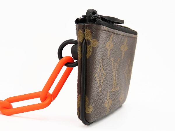 新品同様ルイヴィトンモノグラムソーラーレイポシェットクレチェーンフック付きコインケース小銭入れコンパクト財布ダークブラウンオレンジM44487 新品同様ルイヴィトンモノグラムソーラーレイポシェットクレチェーンフック付きコインケース小銭入れコンパクト財布ダークブラウンオレンジM44487