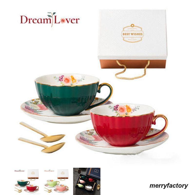 [高品質]コーヒーカップ ソーサー 6点セット おしゃれ ティーカップ 可愛い 無地 雑貨 珈琲マグ コーヒーソーサー プレート スプーン 母の日 結婚祝い お祝い おしゃれ