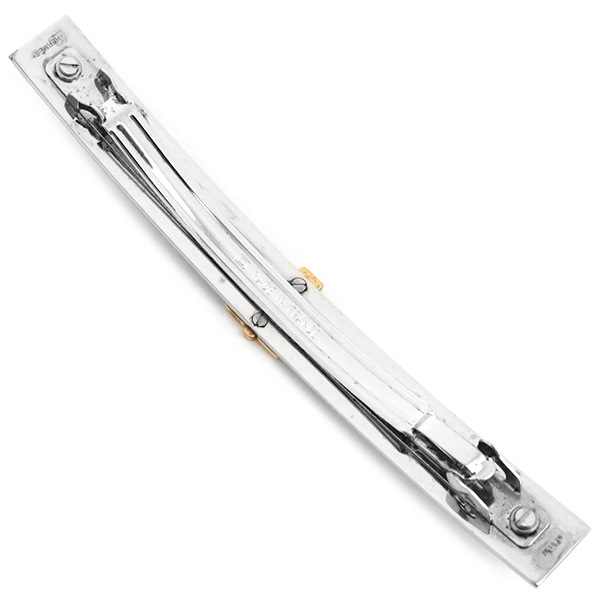 エルメス HERMES バレッタ アイリーン GM メタル GP シルバーXゴールド