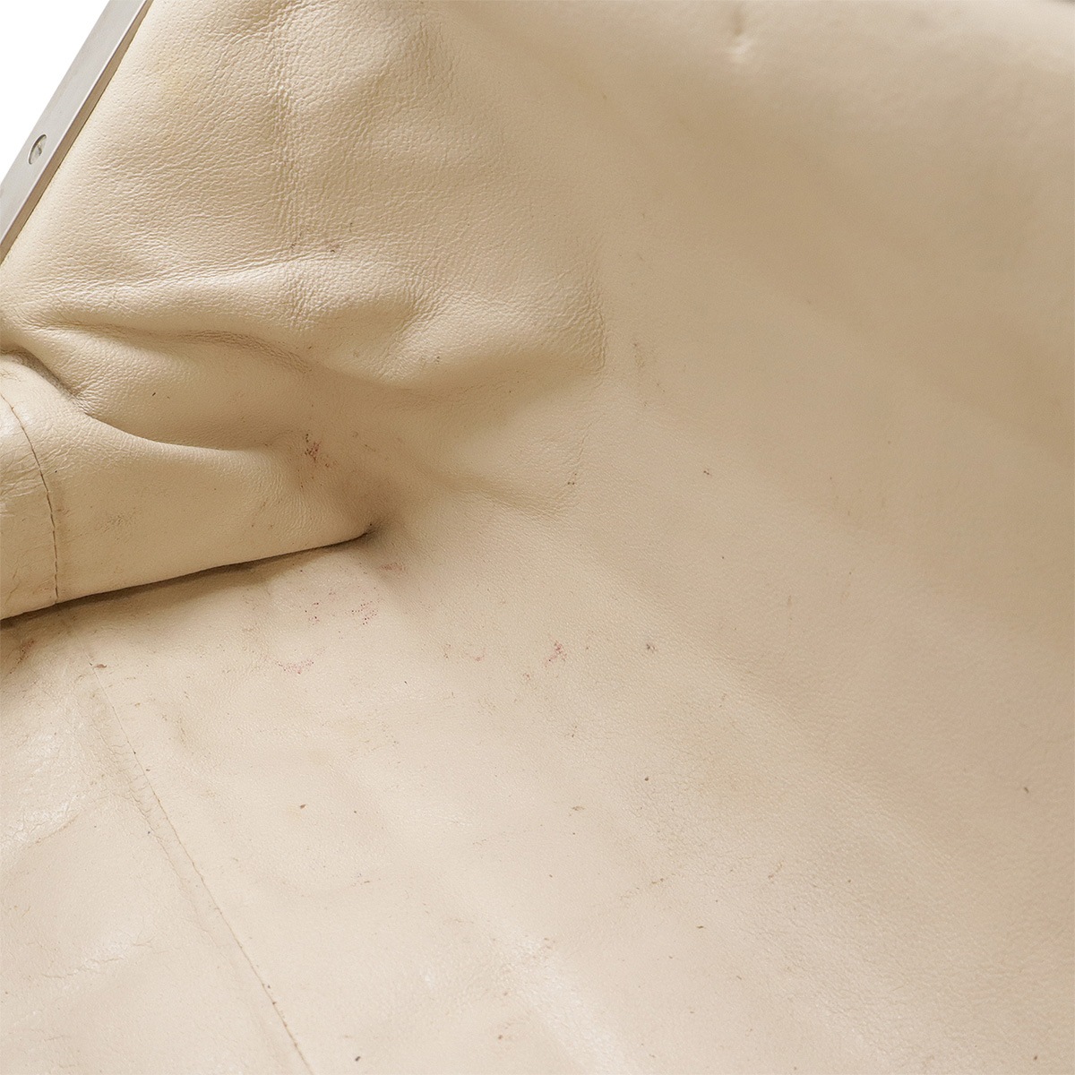 チョコバー ココマーク ハンドバッグ ミニバッグ がま口 ガマ口 ラムスキン レザー ブラック 黒 アイボリ チョコバー ココマーク ハンドバッグ ミニバッグ がま口 ガマ口 ラムスキン レザー ブラック 黒 アイボリ