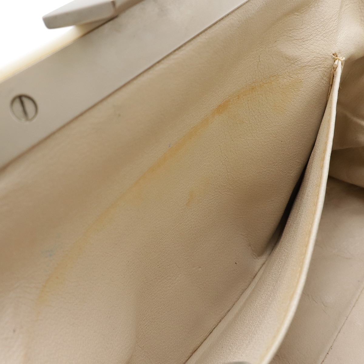 チョコバー ココマーク ハンドバッグ ミニバッグ がま口 ガマ口 ラムスキン レザー ブラック 黒 アイボリ チョコバー ココマーク ハンドバッグ ミニバッグ がま口 ガマ口 ラムスキン レザー ブラック 黒 アイボリ