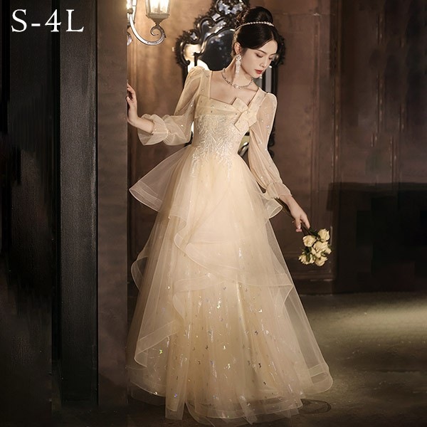 ドレス 大人 ピアノ 発表会 ロングドレス 演奏会 演奏会用ドレス ピアノ発表会 結婚式 高校生 パーティードレス 演奏会ドレス 大きいサイズ 母親 コンクール イブニングドレス ロング 大きいサイズ