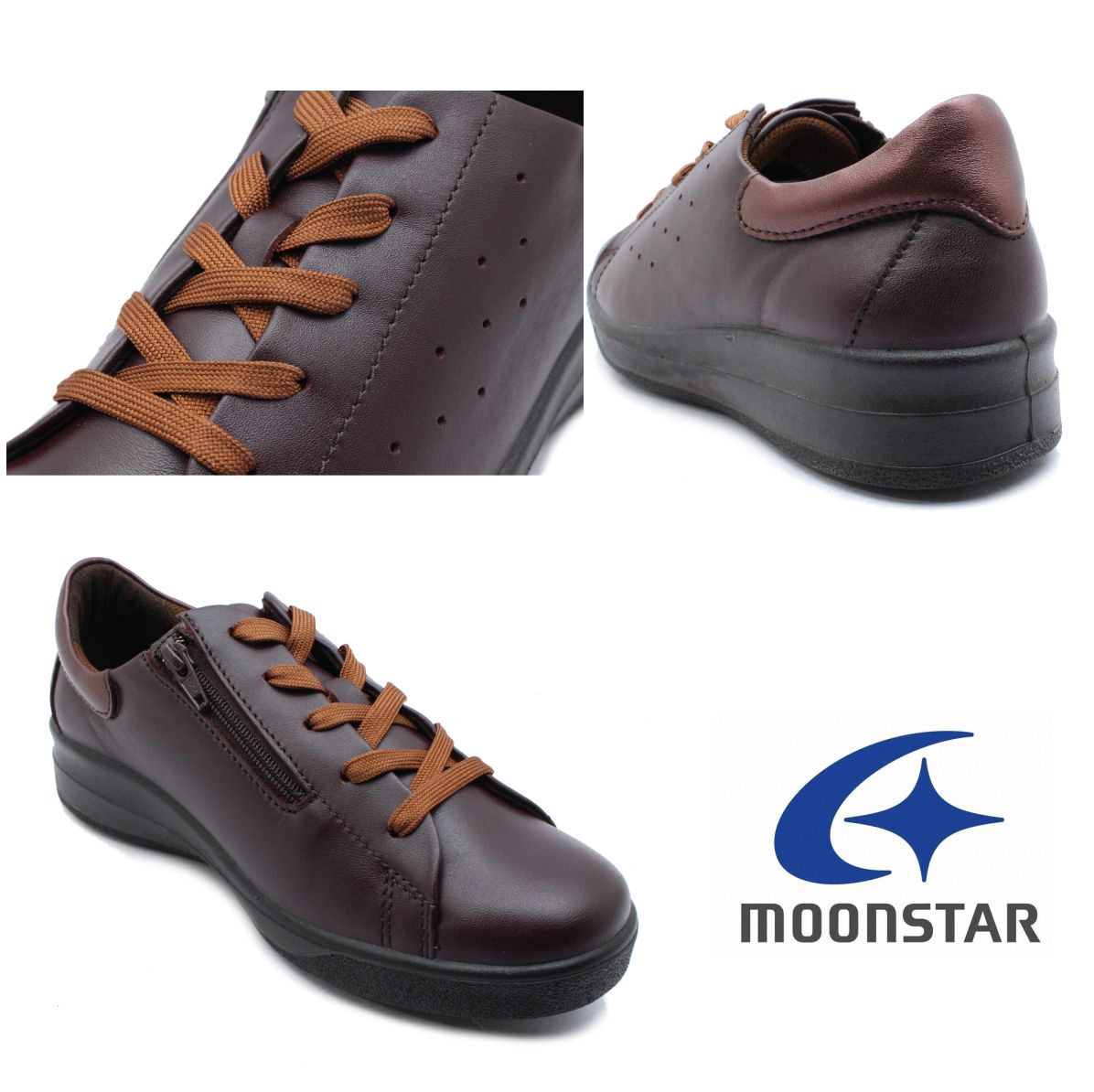 ムーンスター MoonStar レディース スノーブーツ SP9000NSR ファスナー付 4E 幅広 日本製 氷上防滑 本革 レザー 9000 靴 SPORTH スポルス ムーンスター MoonStar レディース スノーブーツ SP9000NSR ファスナー付 4E 幅広 日本製 氷上防滑 本革 レザー 9000 靴 SPORTH スポルス