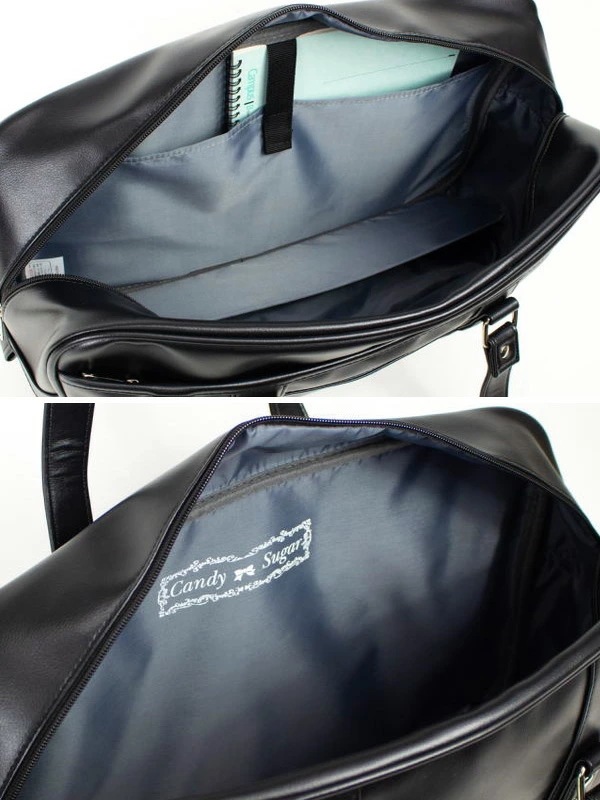 Candy Sugar キャンディーシュガー スクールバッグ 合皮 ブラウン 黒 スクバ 高校生 中学生 通学バッグ 女子 ブランド かばん バッグ Candy Sugar キャンディーシュガー スクールバッグ 合皮 ブラウン 黒 スクバ 高校生 中学生 通学バッグ 女子 ブランド かばん バッグ