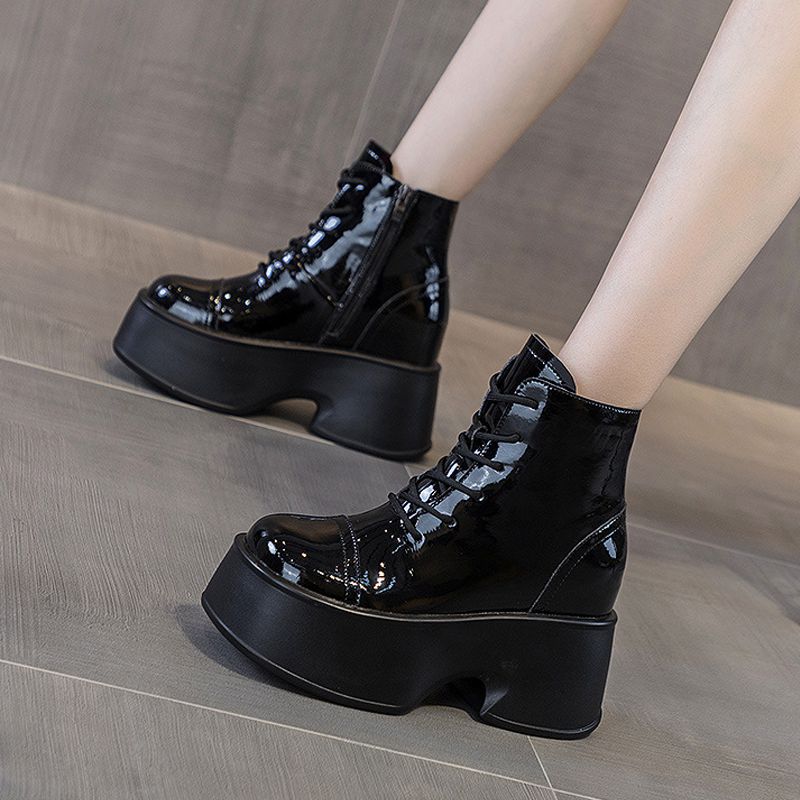 ブーツ レディース 厚底 ショートブーツ レースアップブーツ ヒール11cm 厚底 ショート ブーツ/卒業式袴ブーツ エンジニアブーツ ブーツ 編み上げブーツ スクエアトゥ 厚底ブーツレディース シ ブーツ レディース 厚底 ショートブーツ レースアップブーツ ヒール11cm 厚底 ショート ブーツ/卒業式袴ブーツ エンジニアブーツ ブーツ 編み上げブーツ スクエアトゥ 厚底ブーツレディース シ
