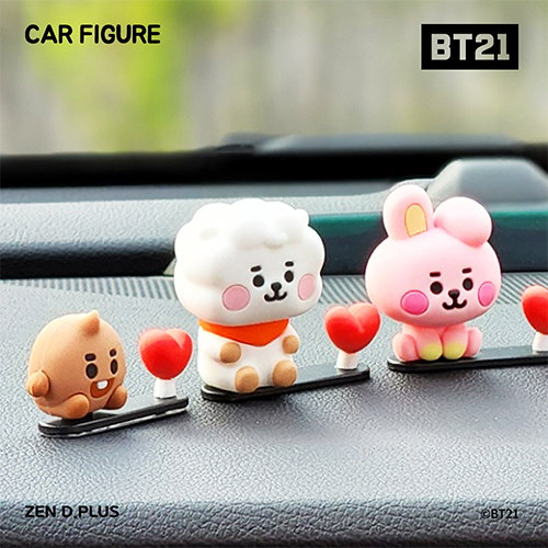 Qoo10] BT21 ベイビー車用フィギュア マスクホルダー