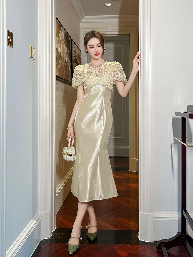 2024夏新品 花びら飾り マーメイド ワンピース ドレス パーティー キャバ 大人 同窓会 披露宴 卒業式 結婚式 演奏会 ウェディング 二次会 2024夏新品 花びら飾り マーメイド ワンピース ドレス パーティー キャバ 大人 同窓会 披露宴 卒業式 結婚式 演奏会 ウェディング 二次会