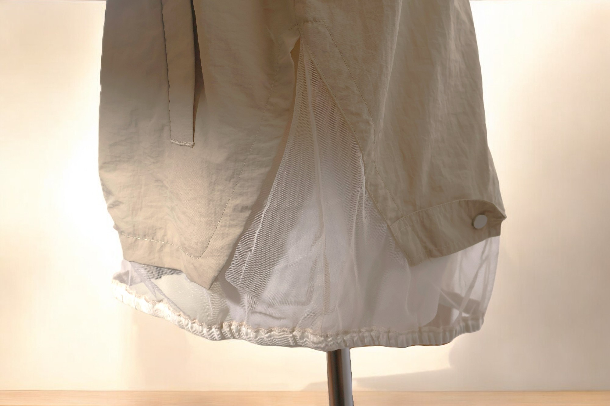 オーガンジーマウンテンパーカー(ベージュ) オーガンジーマウンテンパーカー(ベージュ)