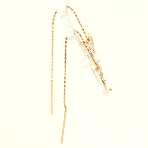 4℃ K10PG ピアス ローズクォーツ 総重量約0.8g ジュエリー 中古 4℃ K10PG ピアス ローズクォーツ 総重量約0.8g ジュエリー 中古