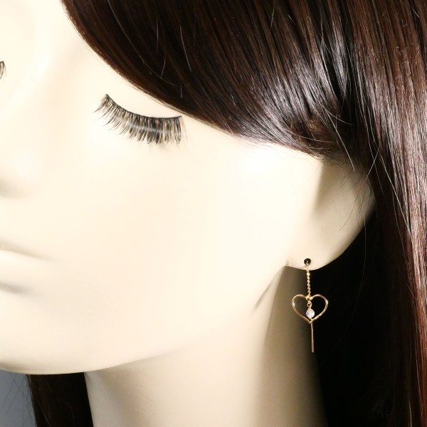 4℃ K10PG ピアス ローズクォーツ 総重量約0.8g ジュエリー 中古 4℃ K10PG ピアス ローズクォーツ 総重量約0.8g ジュエリー 中古