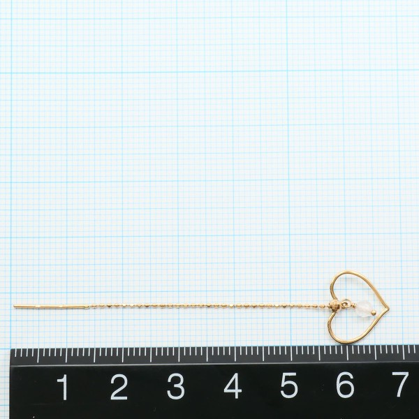 4℃ K10PG ピアス ローズクォーツ 総重量約0.8g ジュエリー 中古 4℃ K10PG ピアス ローズクォーツ 総重量約0.8g ジュエリー 中古