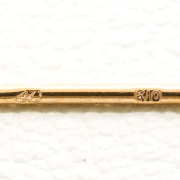 4℃ K10PG ピアス ローズクォーツ 総重量約0.8g ジュエリー 中古 4℃ K10PG ピアス ローズクォーツ 総重量約0.8g ジュエリー 中古