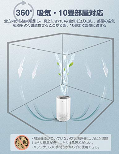 得価再入荷 Dreamegg 脱臭... : 家電 空気清浄機 小型 好評新品