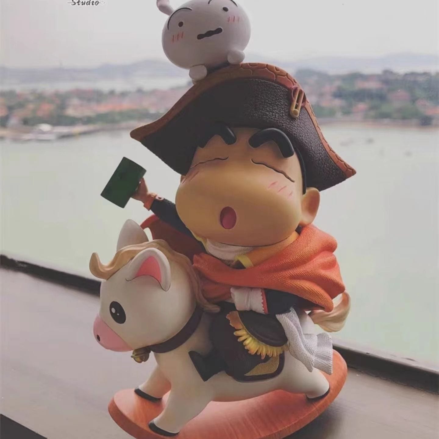 版ナポレオン騎馬しんちゃんがgkトロイの木馬白置物アニメモデルを手に入れた 版ナポレオン騎馬しんちゃんがgkトロイの木馬白置物アニメモデルを手に入れた