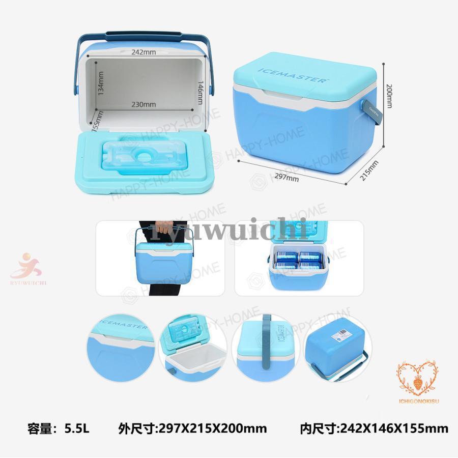 クーラーボックス 5.5L保冷力 おしゃれ かわいい 部活 釣り 小型 キャンプ運動会海水浴