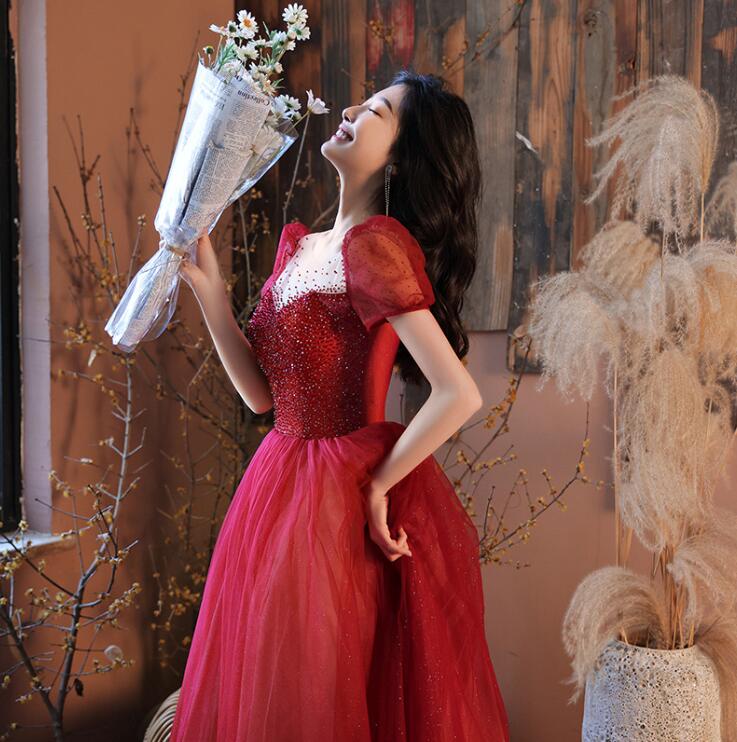 宴会ドレス ロングドレス 花嫁の介添え人 高級感 パーティードレス 半袖 スレンダー 洋服 Aラインドレス 韓国風 プリンセスライン 結婚式ドレス ロング丈ワンピース 忘年会 ステージ 衣装 お嬢様ド 宴会ドレス ロングドレス 花嫁の介添え人 高級感 パーティードレス 半袖 スレンダー 洋服 Aラインドレス 韓国風 プリンセスライン 結婚式ドレス ロング丈ワンピース 忘年会 ステージ 衣装 お嬢様ド