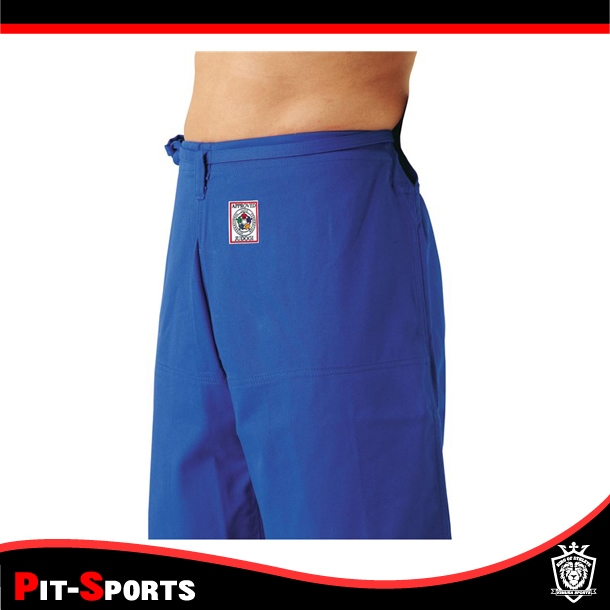 九桜 KUSAKURA IJFブルー柔道着SSシタ 15Y 格闘技ストレッチシャツ (jnexp15y)