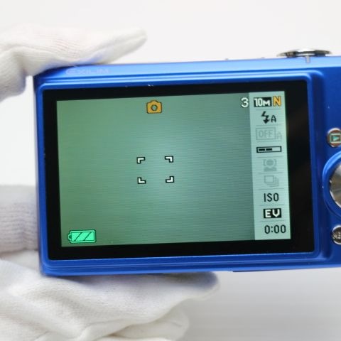 超美品 EX-Z100 ブルー CASIO EXILIM デジカメ 218