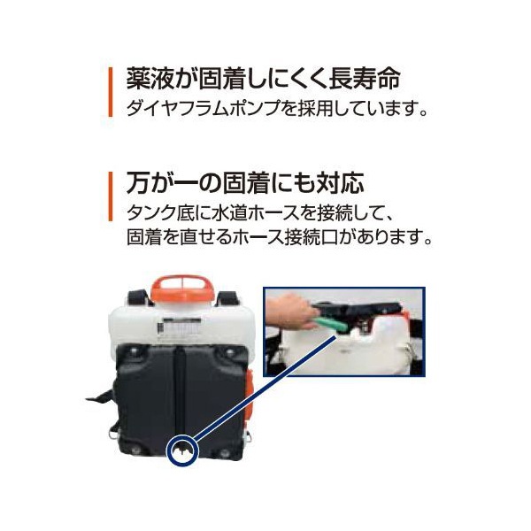 SLS-15 背負い式充電噴霧器 15L 18V 2.0Ah スマートシリーズ