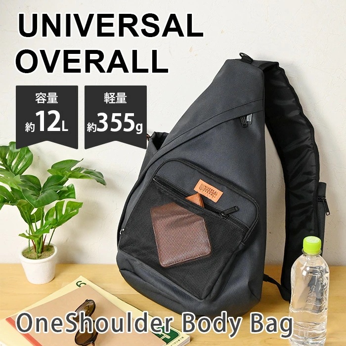 ボディバッグ クロスワンショルダーバッグ UNIVERSAL OVERALL ショルダーバッグ バッグ ワンショルダー ユニバーサルオーバーオール ポケット 多収納 普段使い ブランド シンプル お