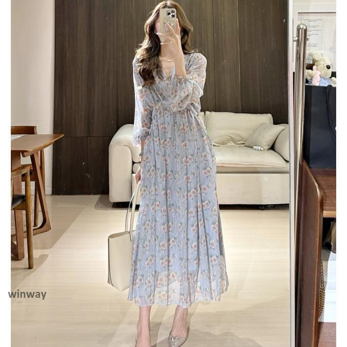 人気急上昇ワンピース レディース マキシワンピース 春夏秋 長袖 シフォンワンピース vネック きれいめ 花柄ワンピースパーティードレス お呼ばれ おしゃれ 通勤 人気急上昇ワンピース レディース マキシワンピース 春夏秋 長袖 シフォンワンピース vネック きれいめ 花柄ワンピースパーティードレス お呼ばれ おしゃれ 通勤