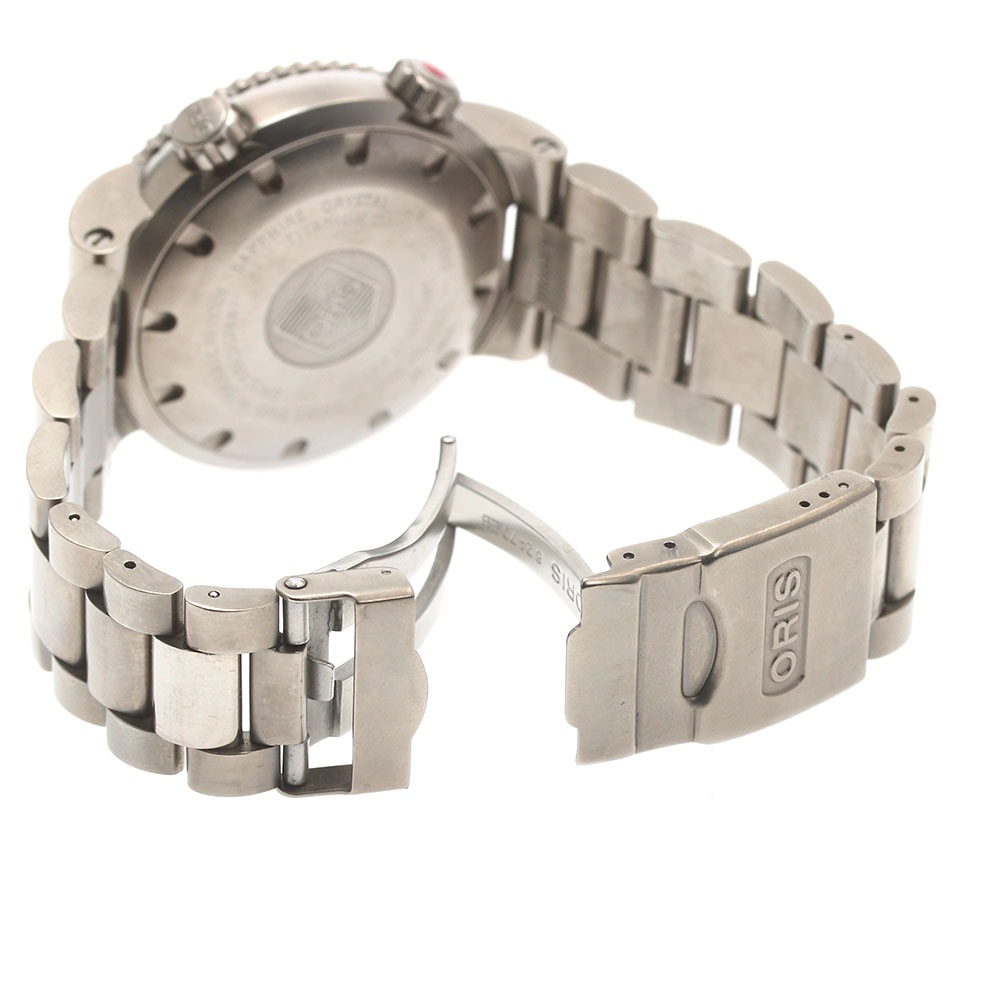 オリス ORIS 649-7541 レギュレーター ダイバーズ デイト 自動巻き メンズ 箱付き_878262【中古】