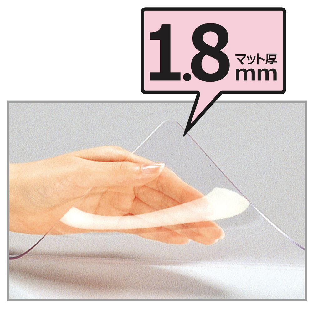 デスクマット 片面無移行デスクマット(塩ビ) 厚手1.8mm厚 シングルタイプ 1045x620mm DM-006C デスクマット 片面無移行デスクマット(塩ビ) 厚手1.8mm厚 シングルタイプ 1045x620mm DM-006C