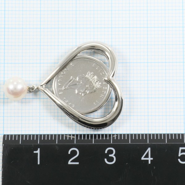 メイプルリーフ 1/10oz 1/10オンスコイン白金 PT1000 ペンダントトップ パール 中古 メイプルリーフ 1/10oz 1/10オンスコイン白金 PT1000 ペンダントトップ パール 中古