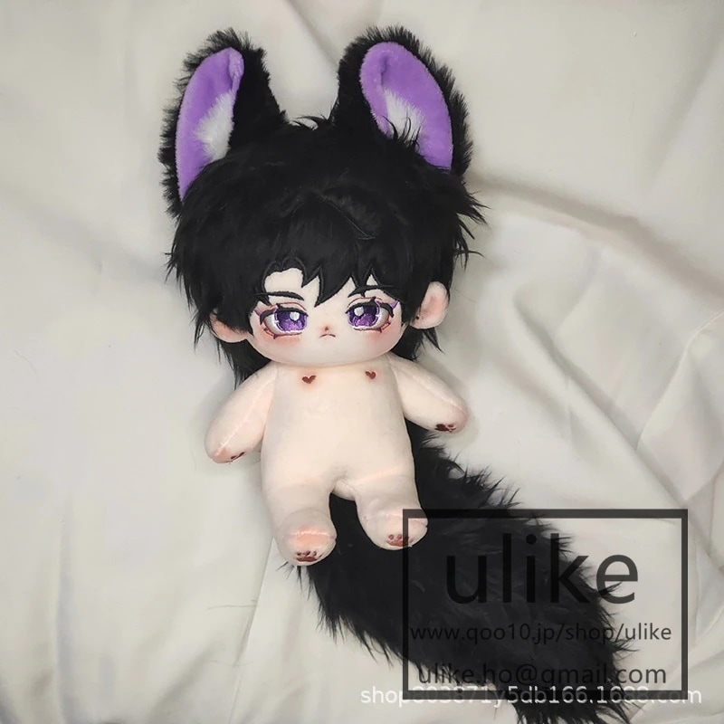 獣尾獣耳付け かわいい男の子 ぬいぐるみ 20cm 本体 無属性なし クロス着せ替え人形 日常服人形 韓国ファッション アイドル ぬいぐるみ用 ドールウェア ぬいぐるみ 20cm 服 靴 洋服
